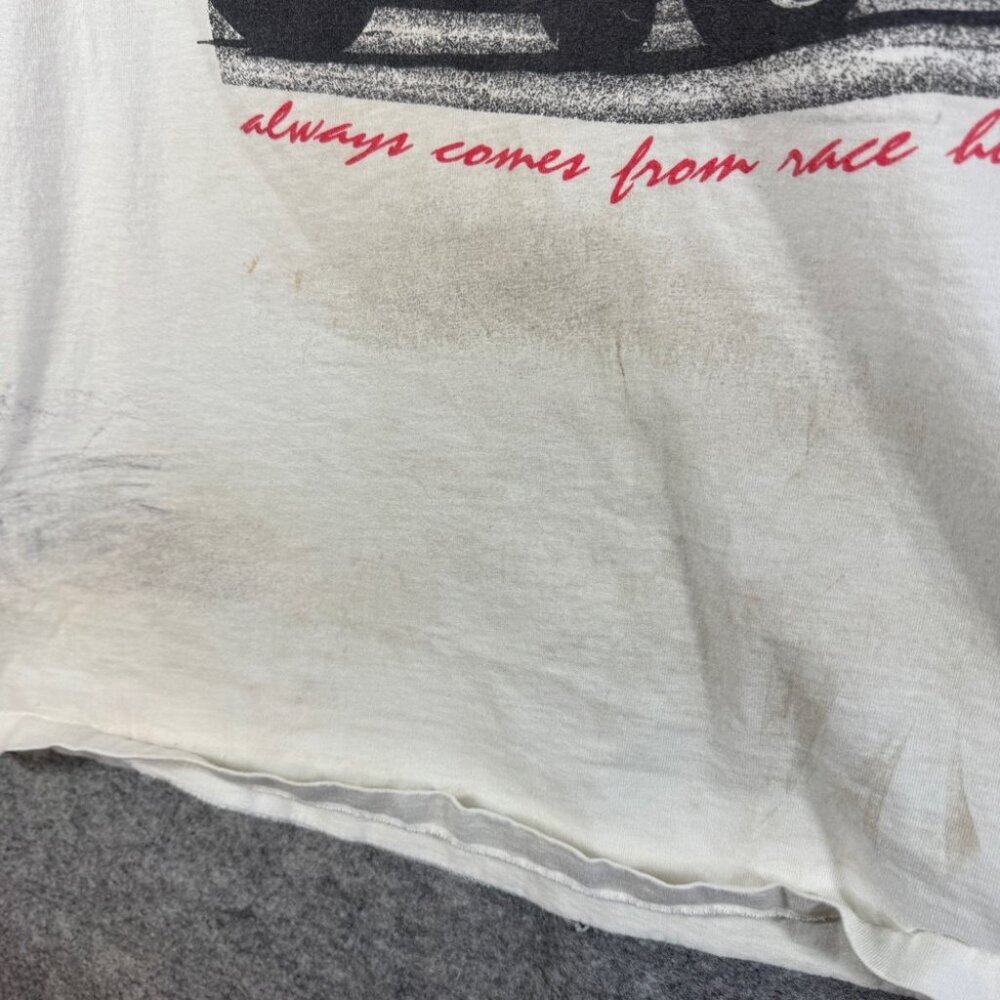 Vintage Ford Mustang Graphic T Shirt Cream Men’s XL Cars USA Made - Picture 14 of 16